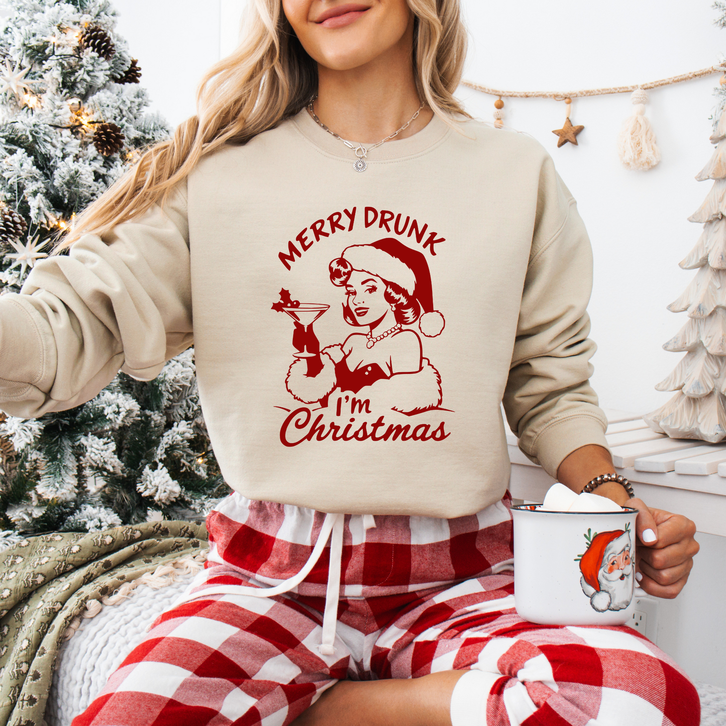 Merry Drunk I'm Christmas Sweatshirt