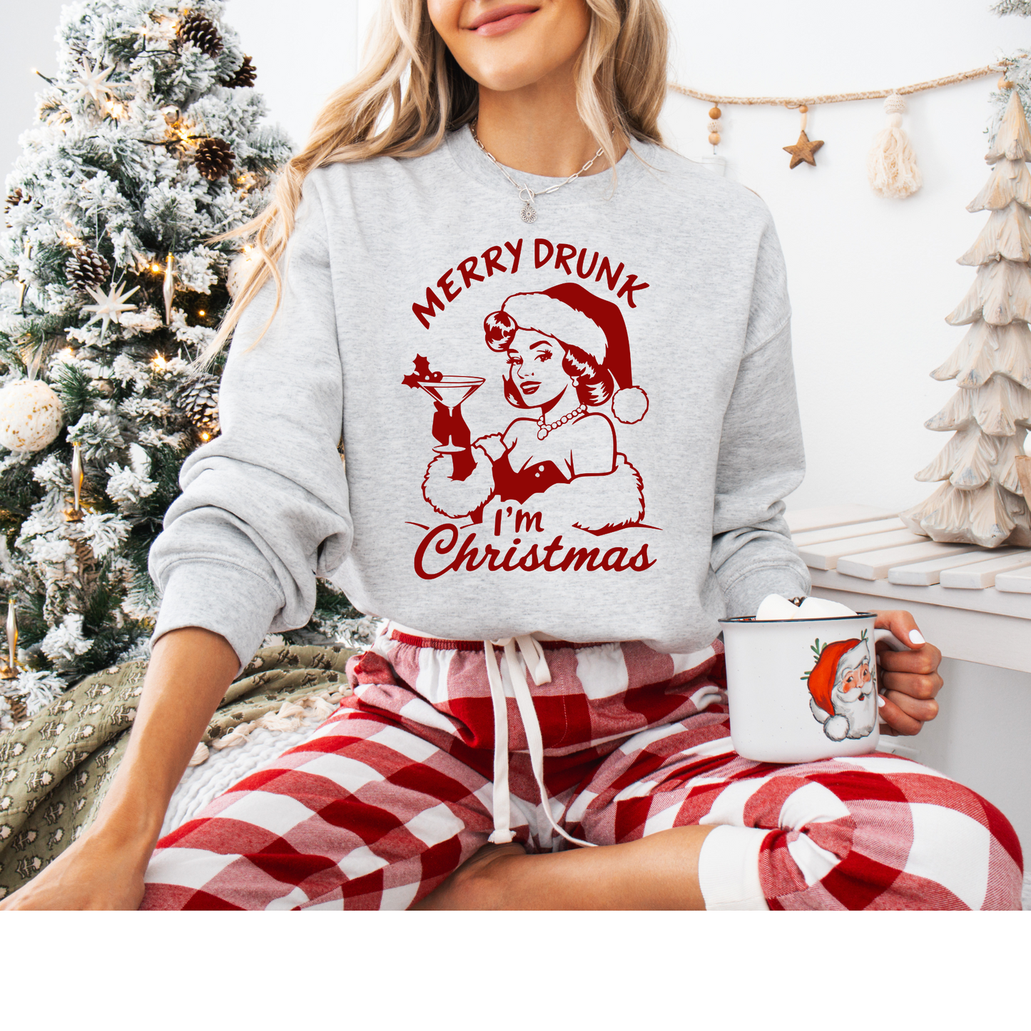 Merry Drunk I'm Christmas Sweatshirt