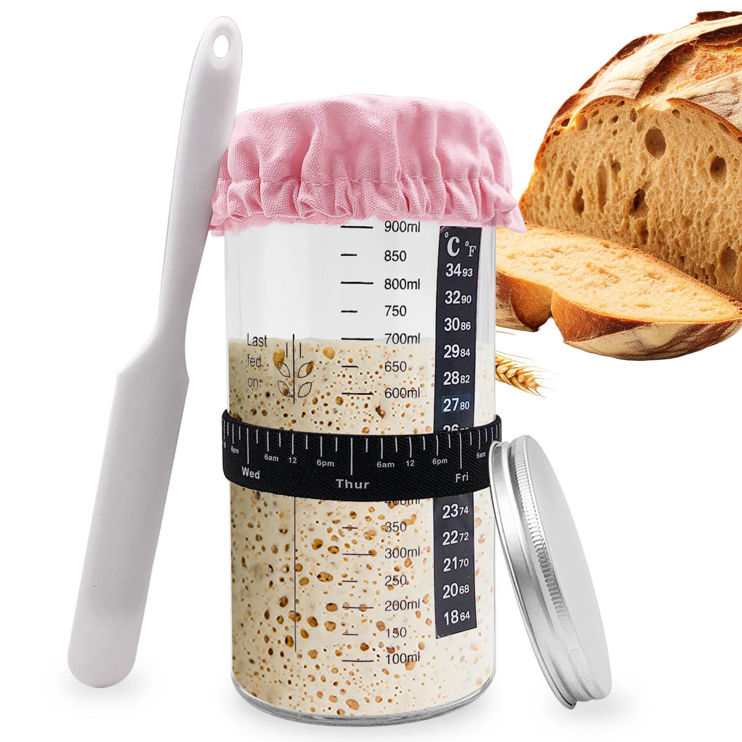 Sourdough Starter Jar Kit