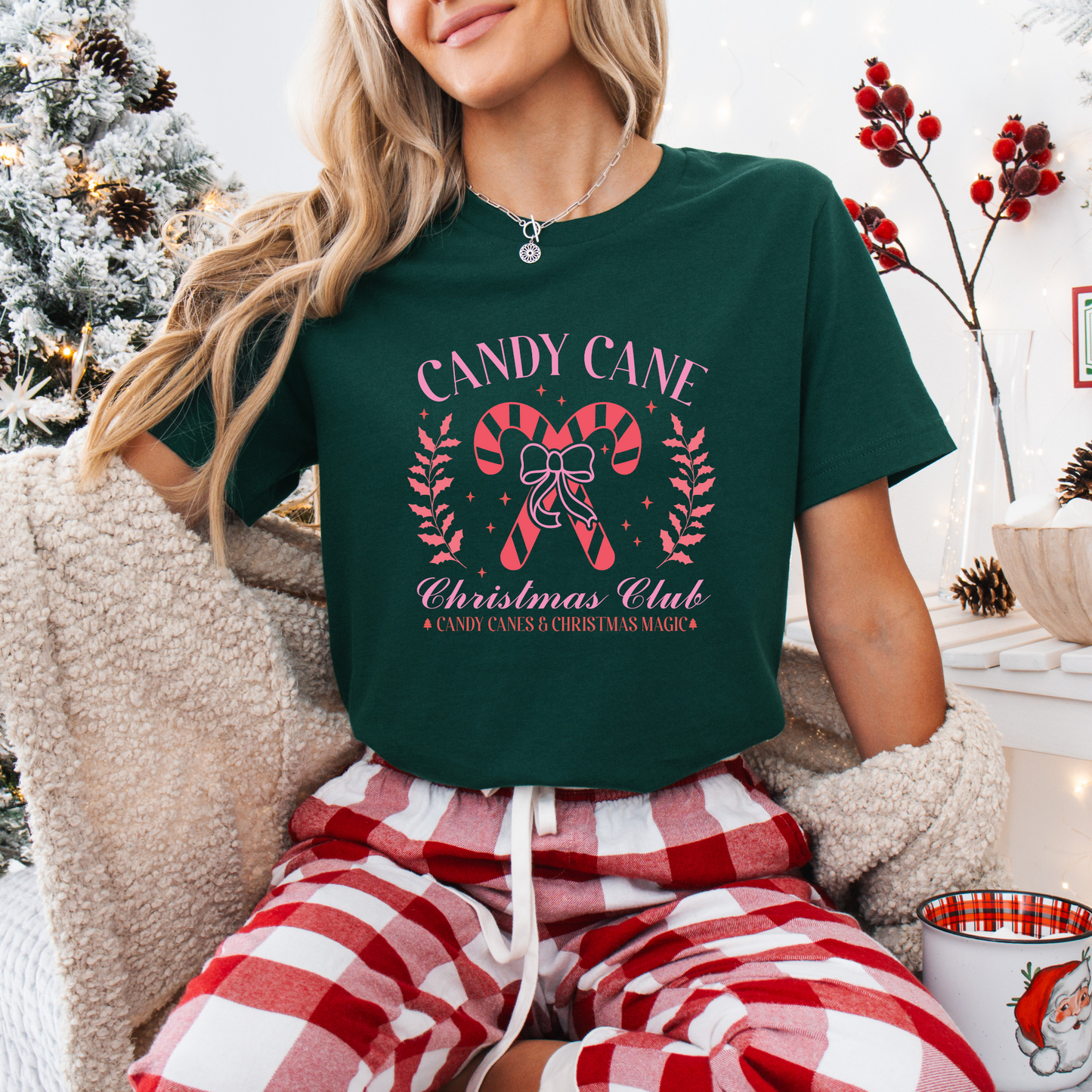 Candy Cane Christmas Tee